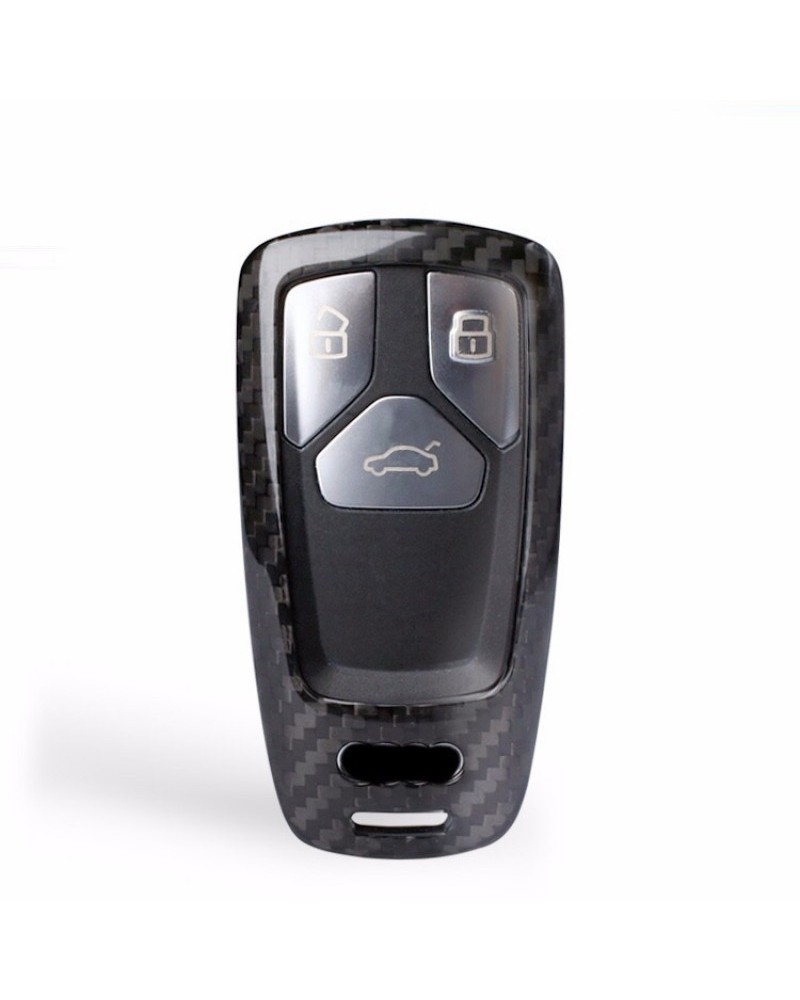 Glossy Carbon-Look Schlüssel Cover passend für Audi Schlüssel SEK14-A,  18,95 €